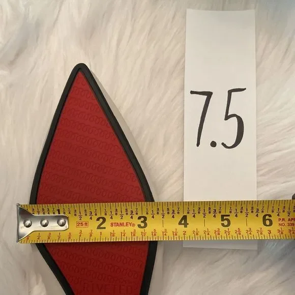 Riveted Off White Crème Gold Pointed Toe Flat Mules Shoes - Picture 14 of 17